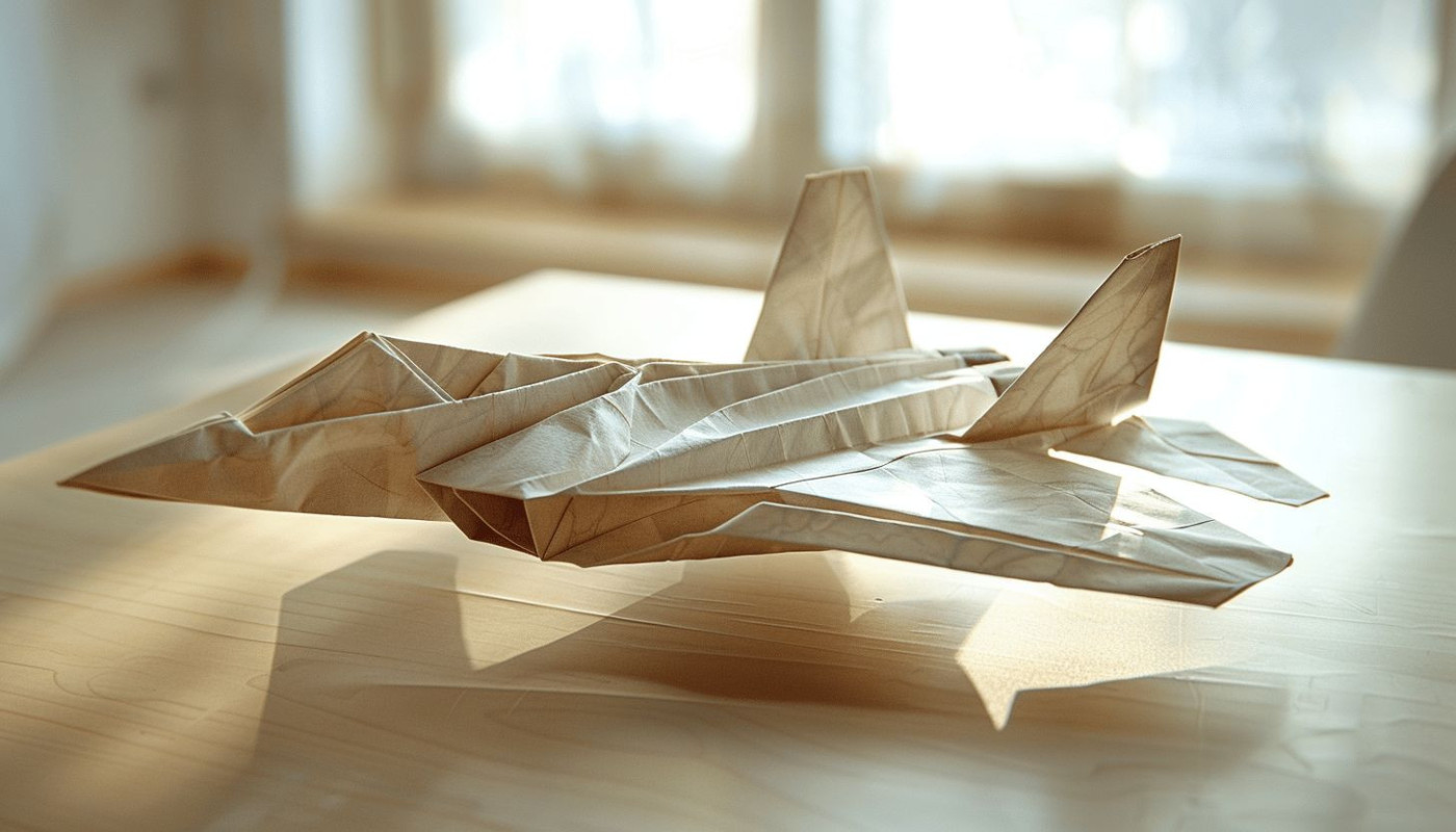 Maîtriser l'art du pliage pour créer un avion de chasse en papier